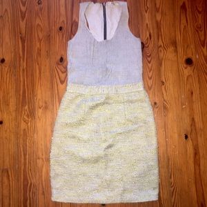 Rachel Roy gray and yellow tank dress, size S